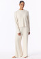 Beige-mottled jersey knit sweatshirt - Mix+ Relax