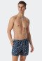 Swimshorts dunkelblau gemustert - Wave Nature