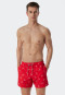 Swimshorts Webware Fische rot gemustert - Waterworld