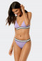 Culotte de bikini Tai doublée ceinture à élastique violet - California Dream
