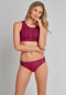 Tai-Slip Micro Spitze cranberry - Sustainable Lace
