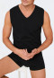 Tank tops 2-pack organic cotton V-neck black - 95/5