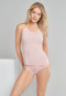 Débardeur motif à fleurs gaufré rose - Personal Fit