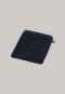 Wash cloth textured dark blue 16cm x 21cm