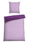Reversible bed linen 2-piece renforcé purple - SCHIESSER Home