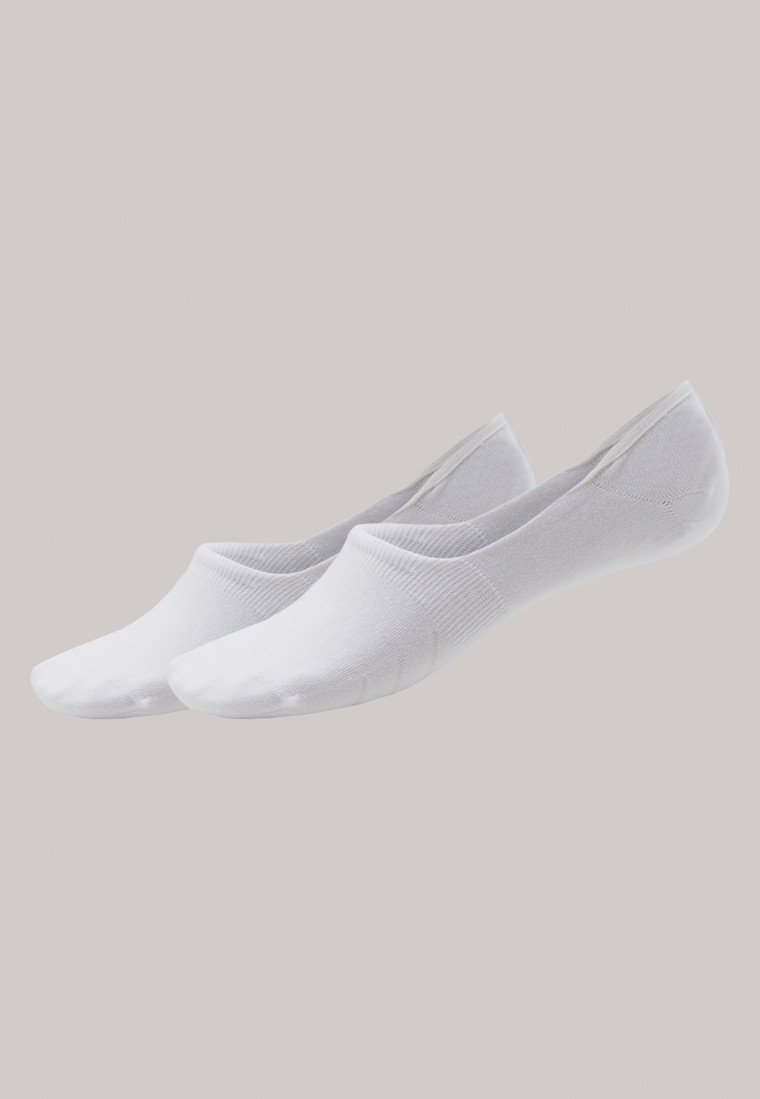 Lot de 2 paires de socquettes blanches pour homme - Long Life Cool