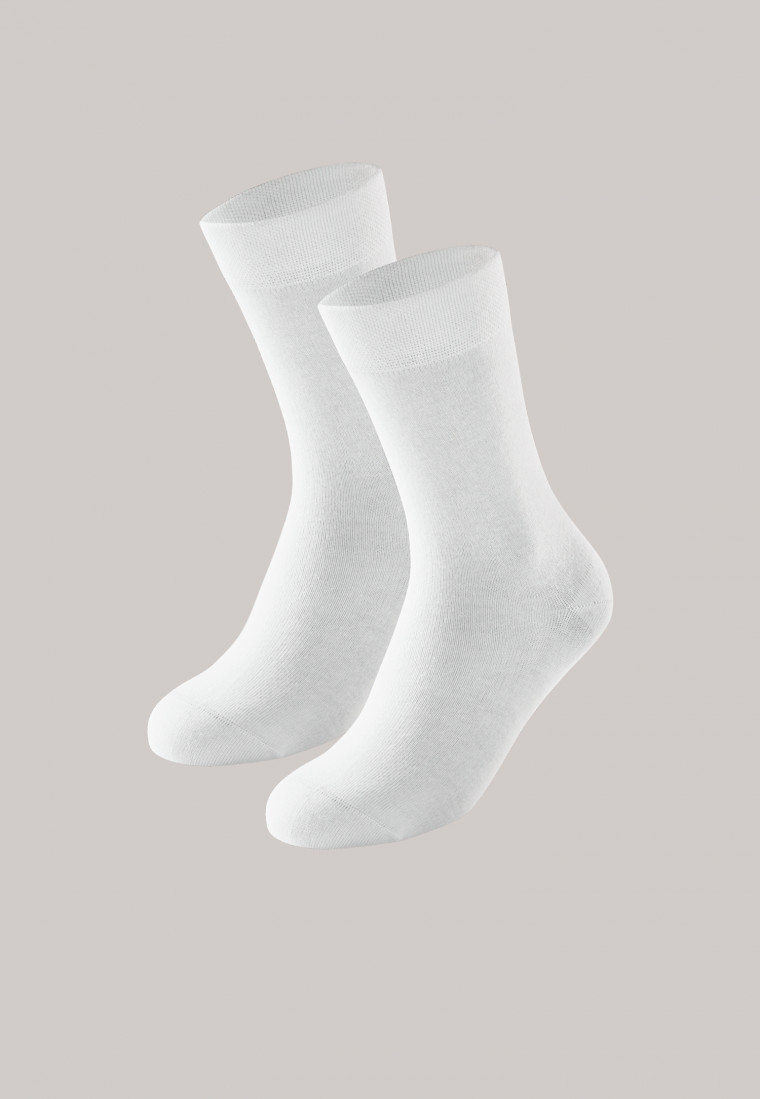 Confezione da 2 calzini da donna stay fresh di colore bianco - Bluebird