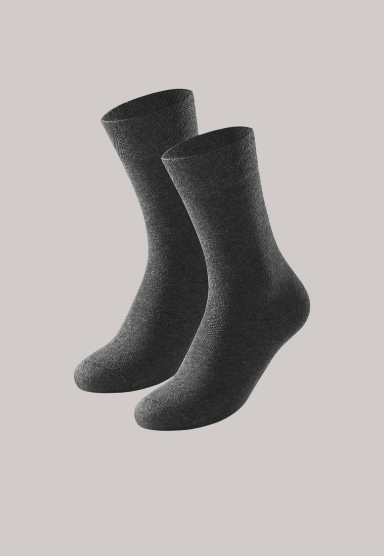 Women's socks 2-pack stay fresh anthracite-blend - Bluebird