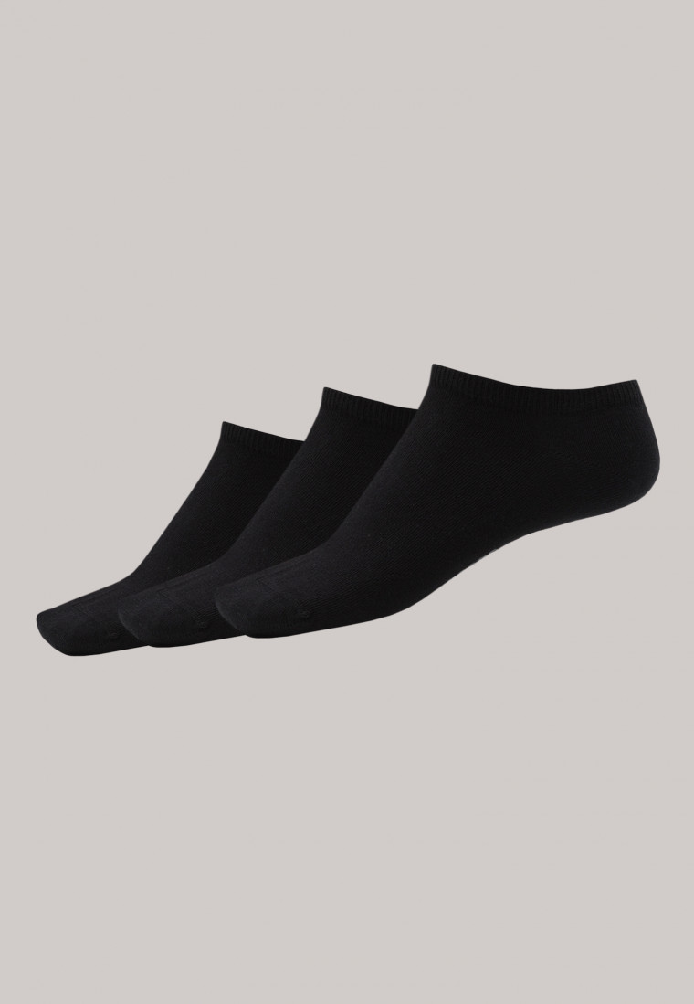 Damessneakers 3-pack stay fresh zwart - Bluebird