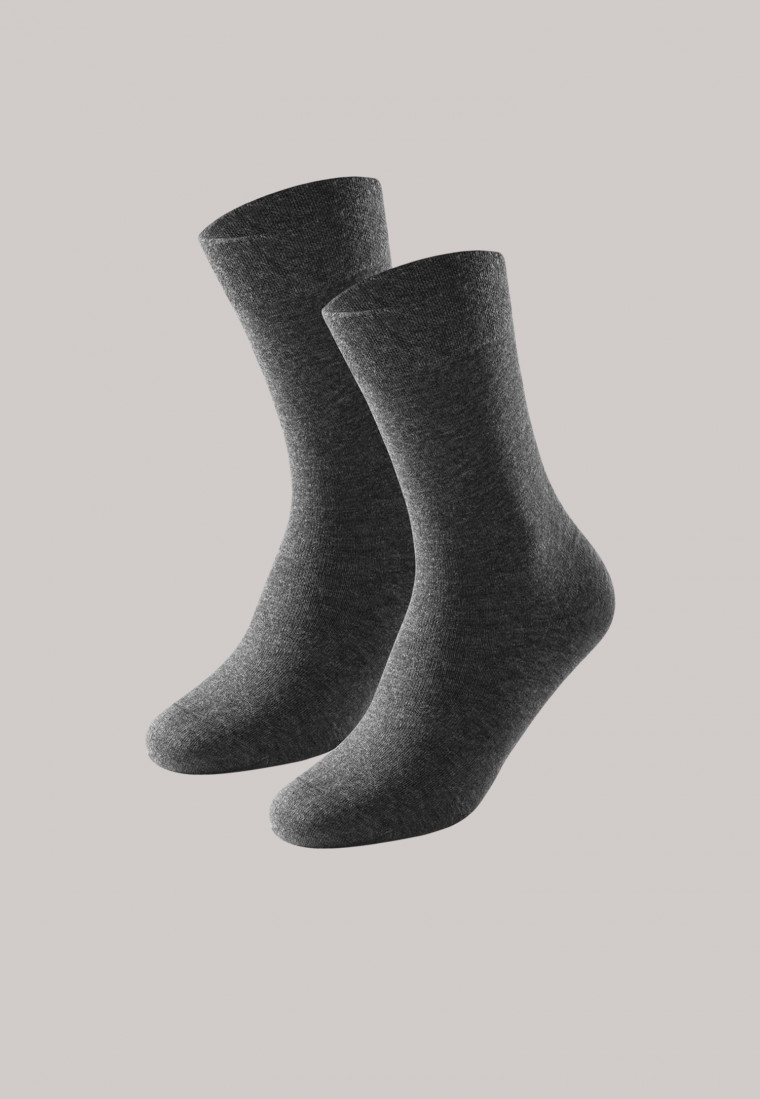 Women's socks 2-pack anthracite heather - Long Life Cool