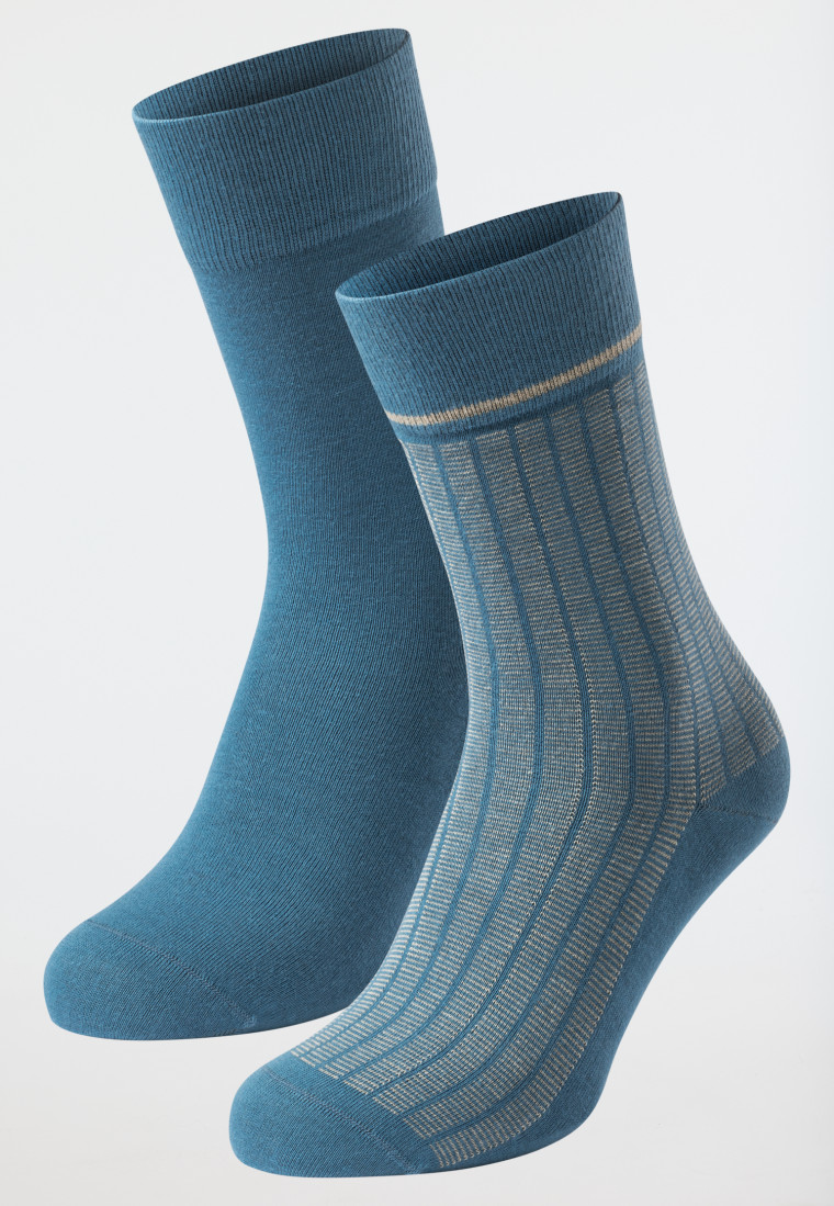 Men's socks double pack Pima cotton multicolored - Long Life Cool