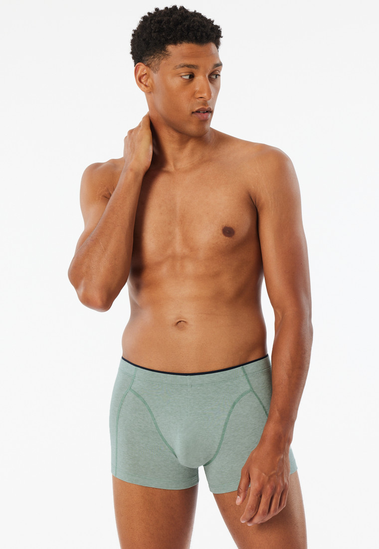 Short in Organic Cotton a fantasia kaki - 95/5