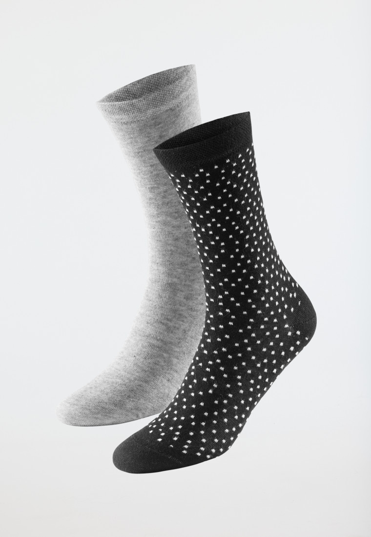 Damensocken 2er-Pack stay fresh gepunktet mehrfarbig - Bluebird