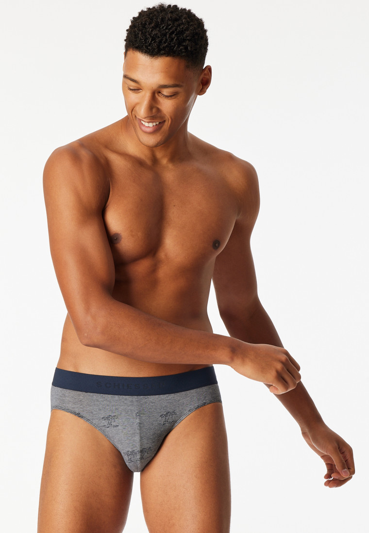 Rioslip 3 set van Organic Cotton met patroon meerkleurig - 95/5
