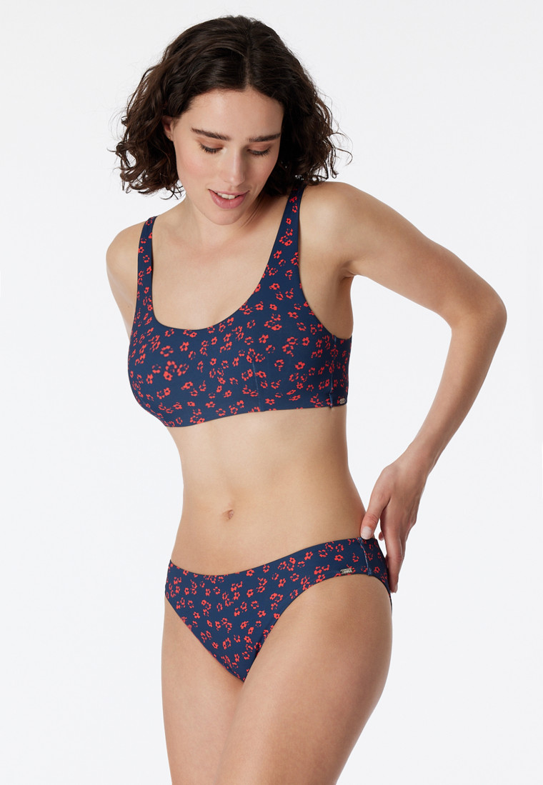 Mini bikinislip bloemenprint multicolour - Aqua Mix & Match