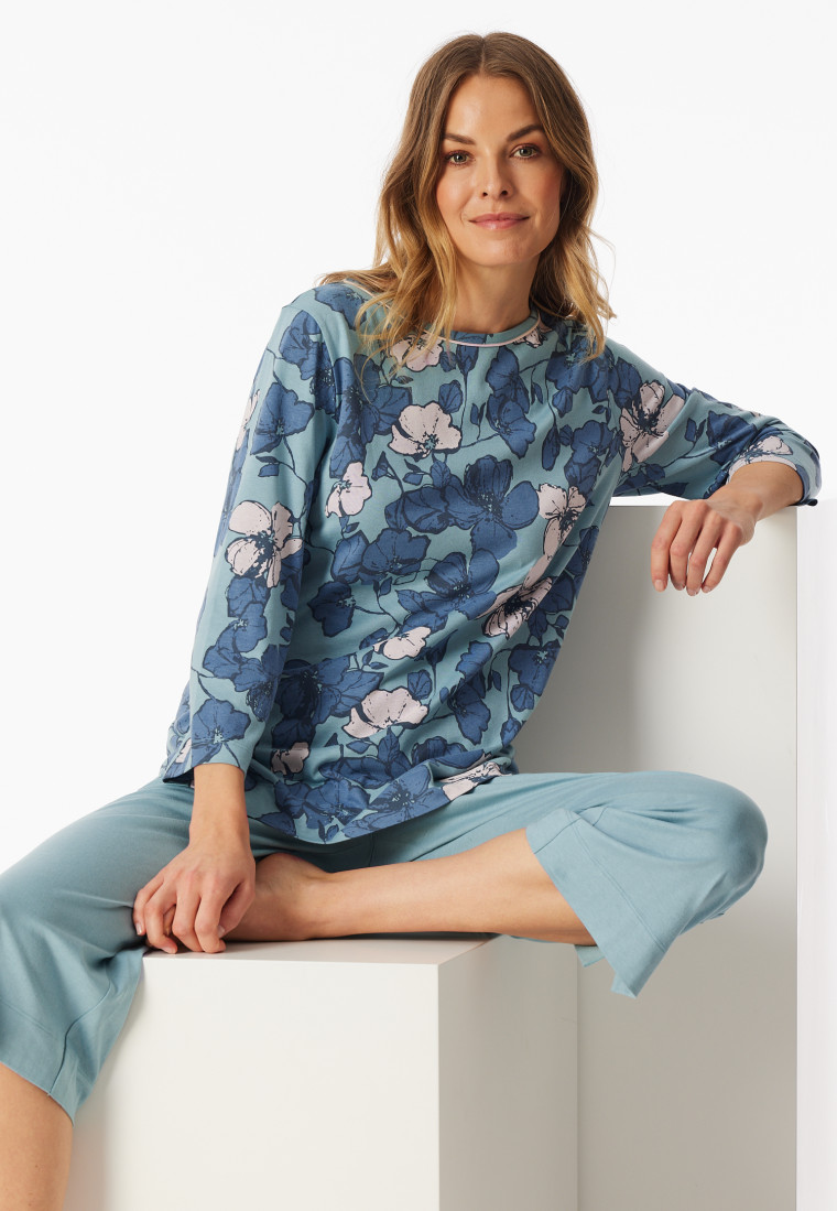 Pyjamas 3/4-long mineral - Comfort Nightwear