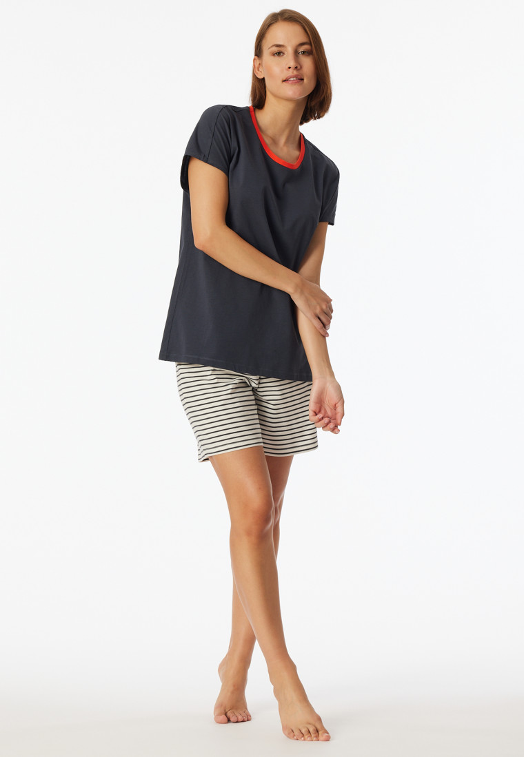 Short pyjamas graphite - Casual Essentials