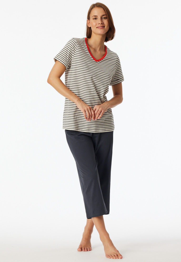 3/4-long off-white pyjamas - Casual Essentials