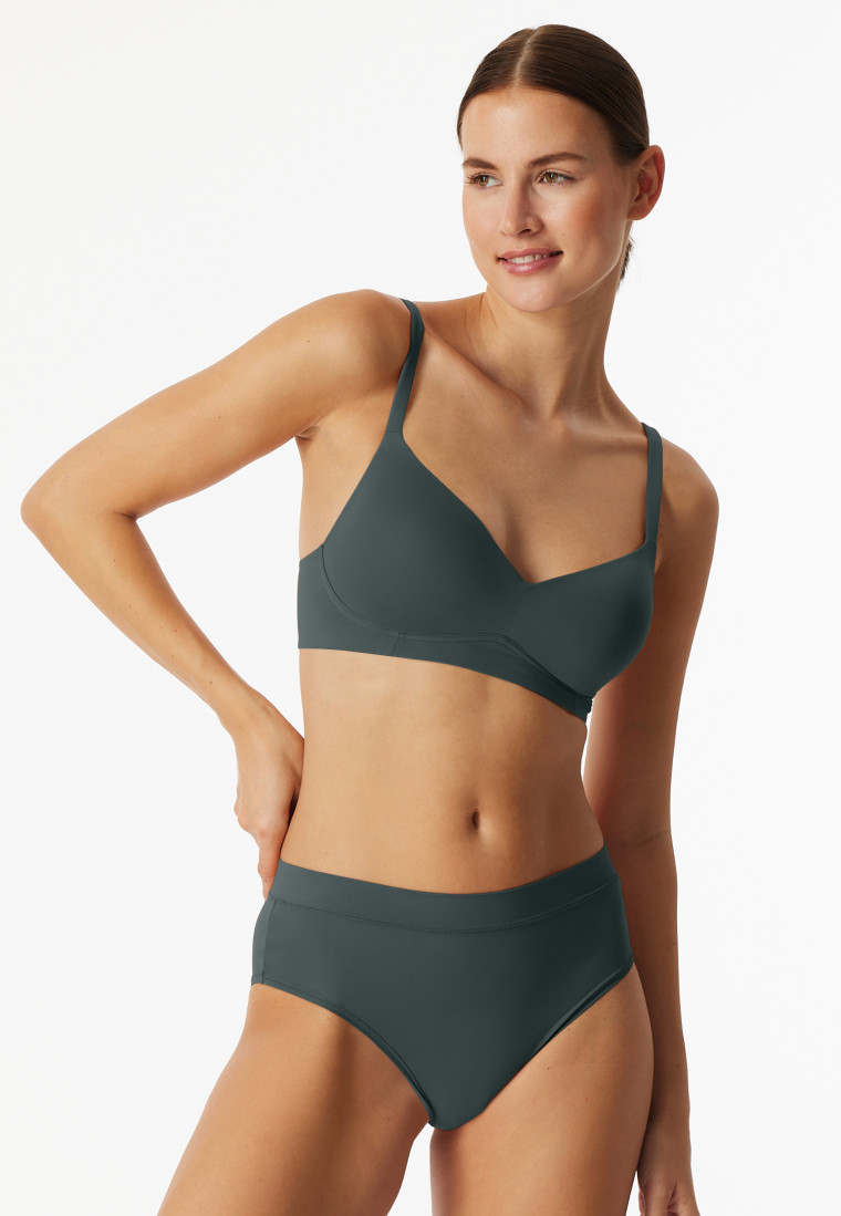 Retro micro pants dark green - Unique Micro