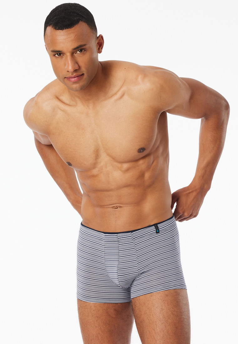 Shorts modal rayures graphite - Long Life Soft