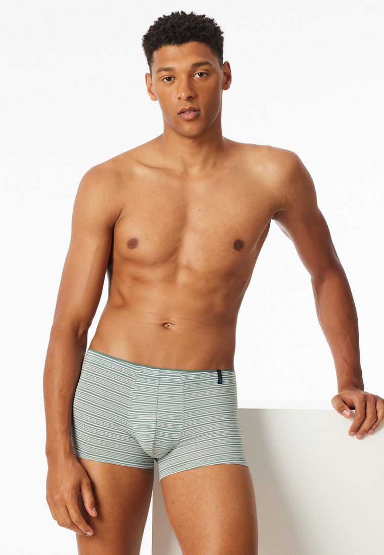 Shorts modal stripes khaki - Long Life Soft