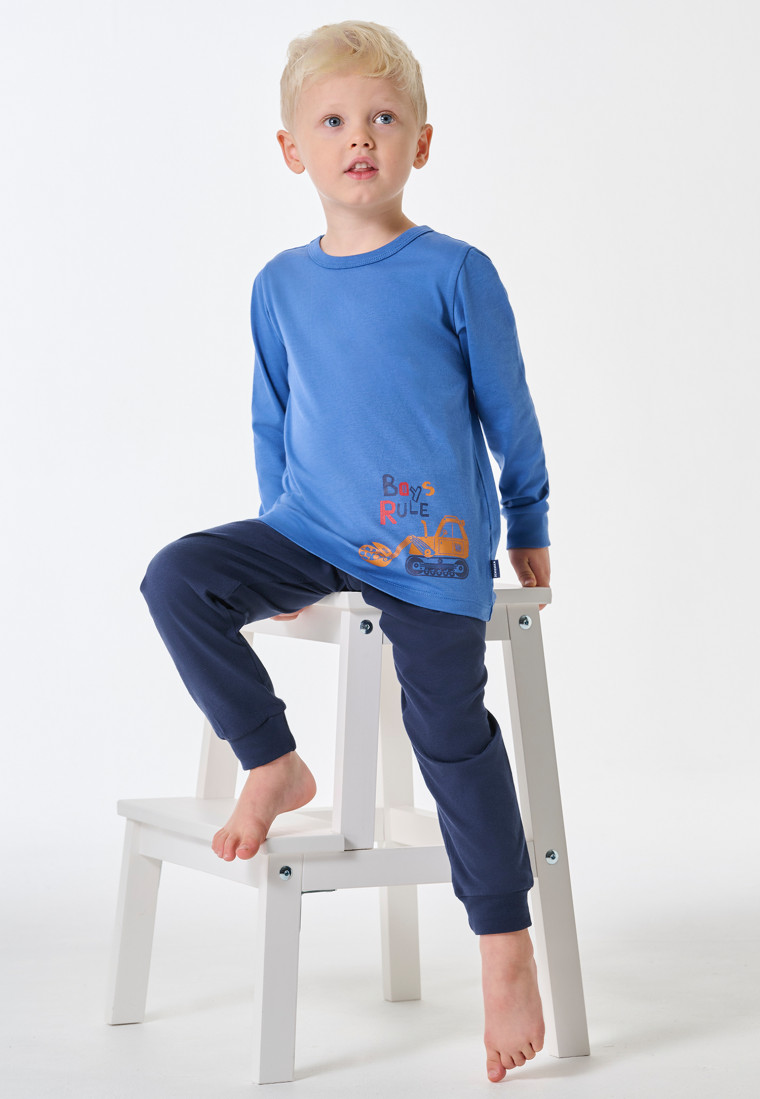 Pyjama lange pyjama manchetten bagger blauw - Kids Nightwear