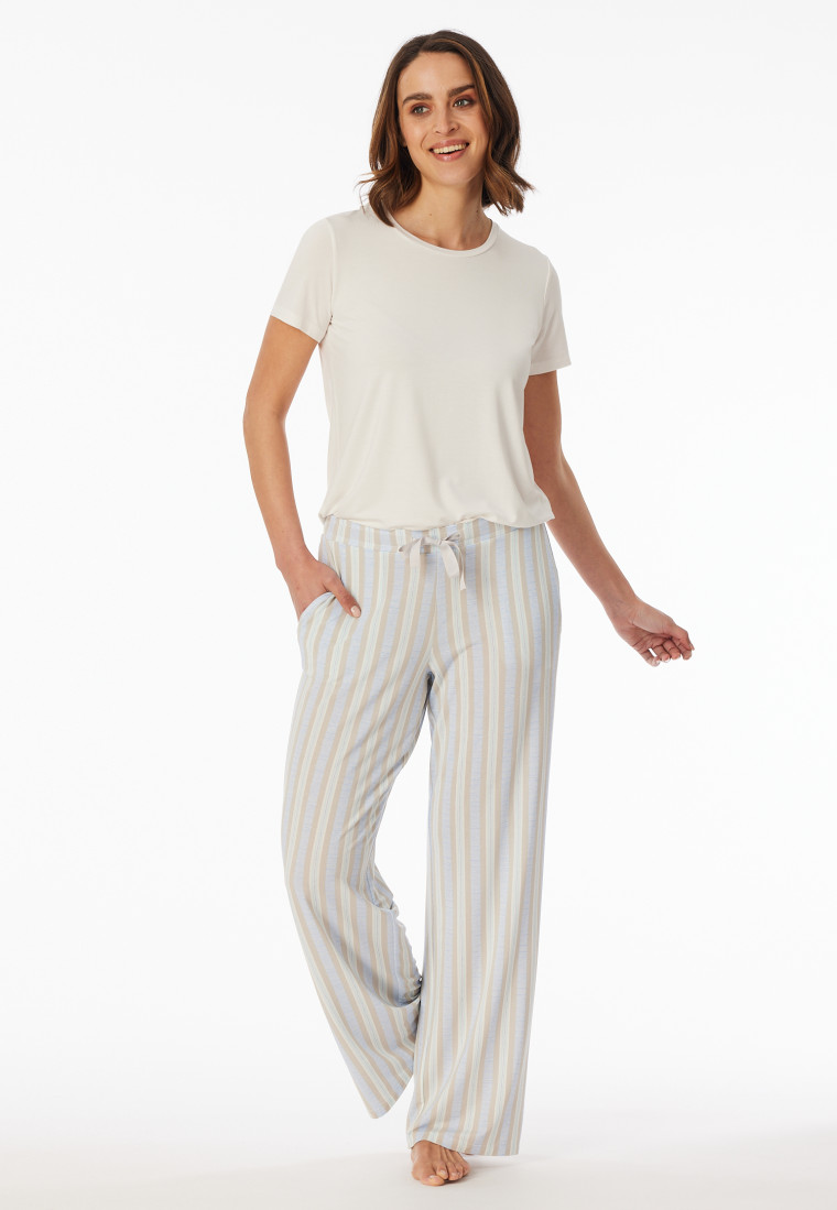 Hose lang Streifen multicolor - Mix+Relax