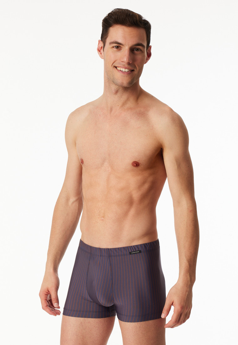 Shorts Mikro-Qualität nachhaltig graphit gestreift - Pure Micro