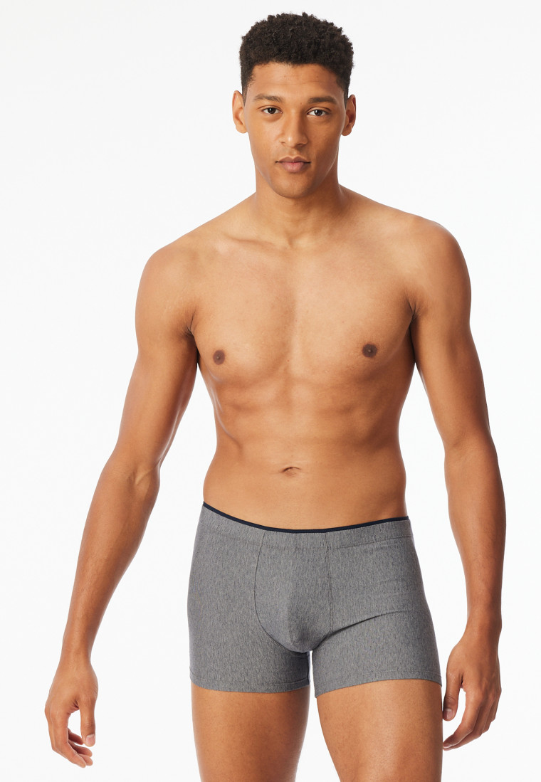 Shorts midnight blue striped - premium jacquard