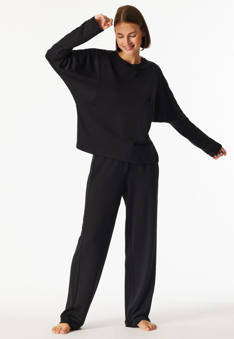 Warme trui lange mouwen - Zwart - Mix+Realx