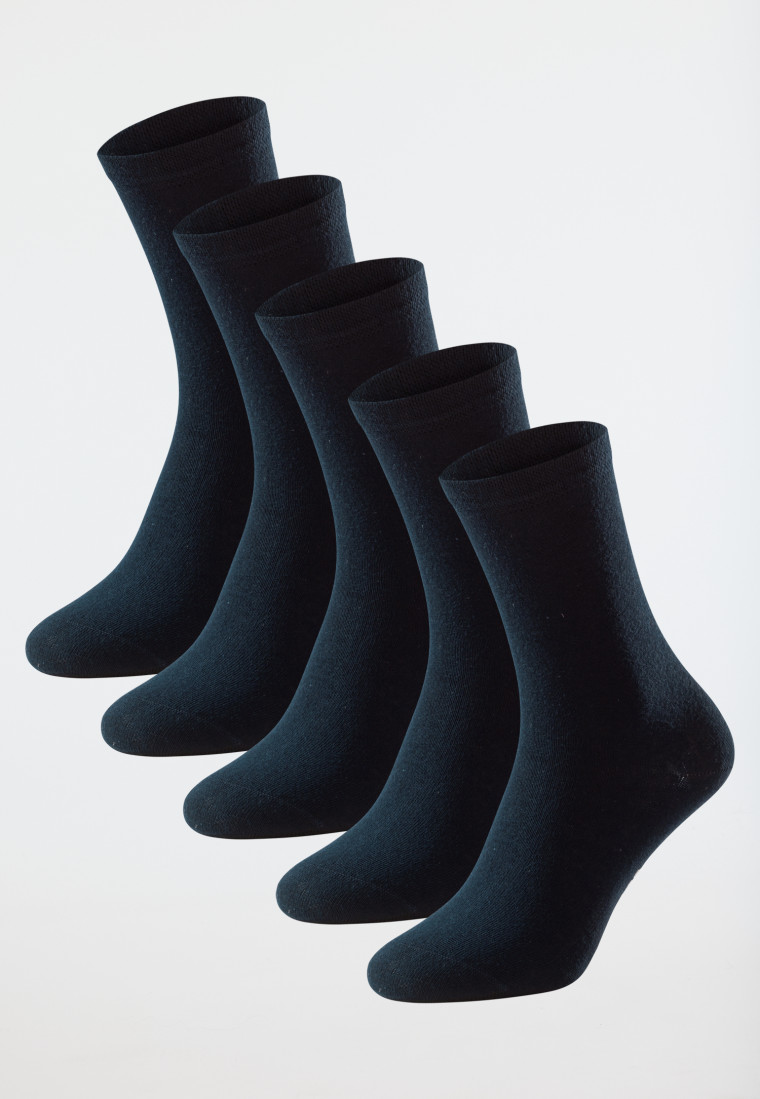 Damensocken 5er-Pack stay fresh nachtblau - Bluebird