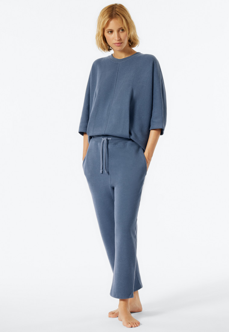 Pantalon Ballon long bleu - Revival Lena