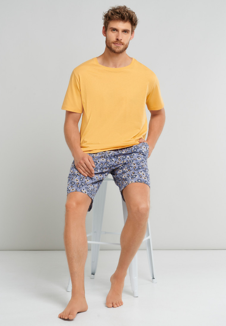 Bermuda shorts denim-blue pattern - Mix + Relax
