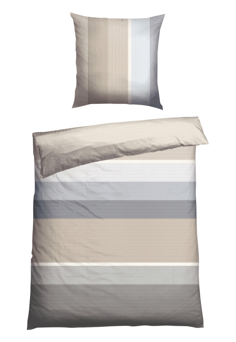 Bed linen 2-piece Renforcé multi-colored striped - SCHIESSER Home