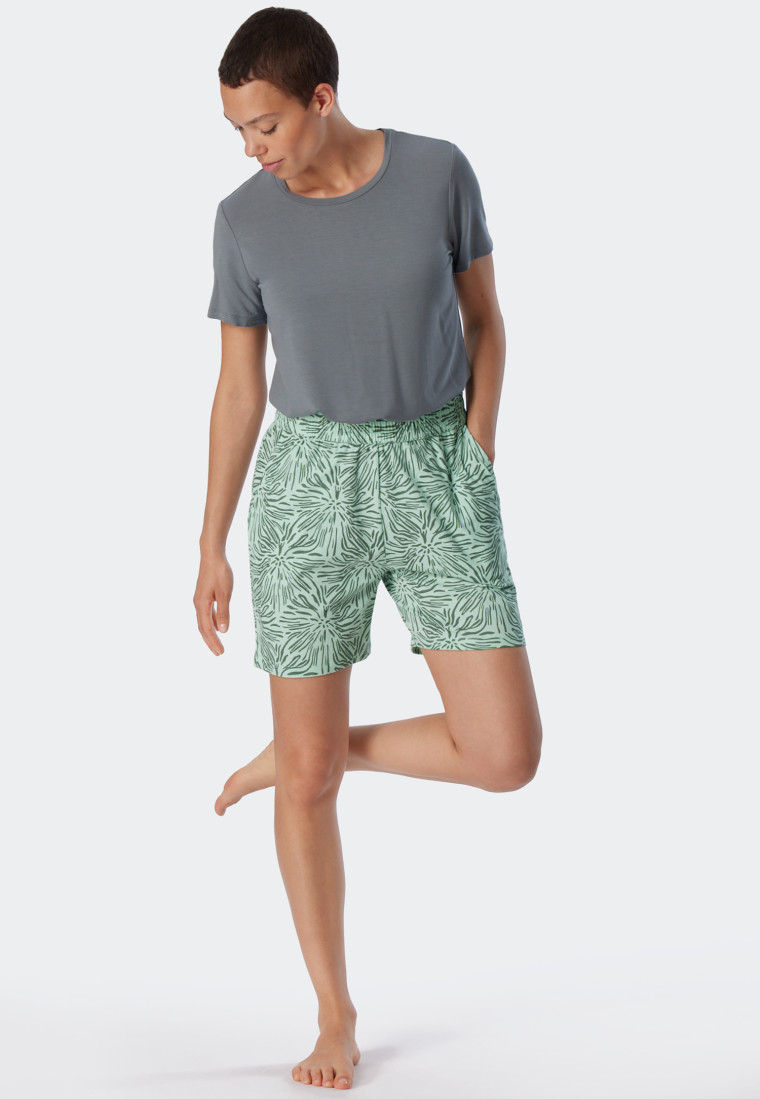 Pants short floral pattern multicolor- Mix+Relax