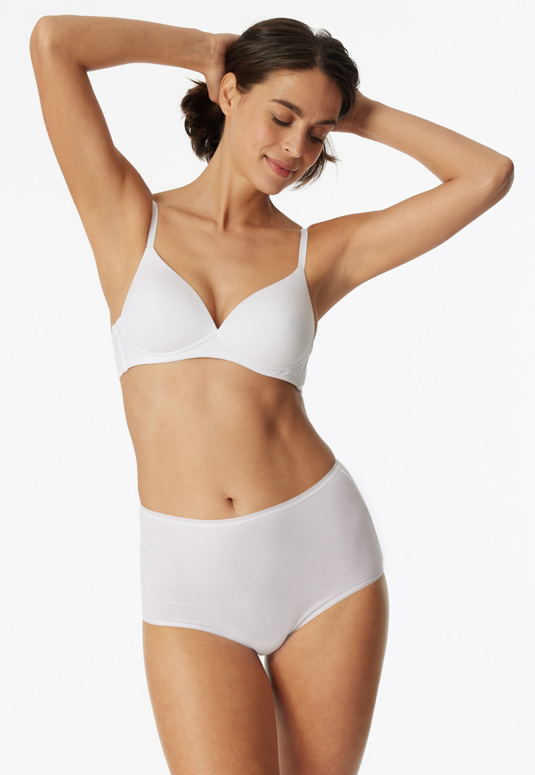Schiesser Maxislips 2er-Pack Organic Cotton weiß - 95/5