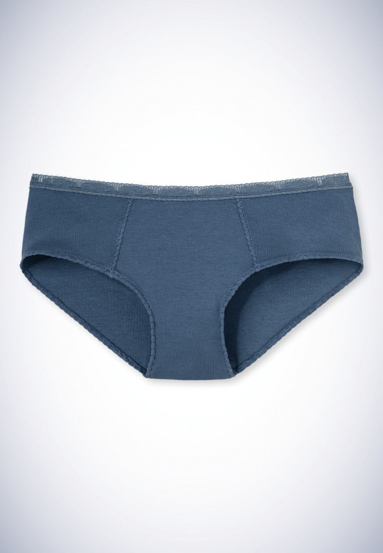 Micro Pants Doppelripp jeansblau - Revival Marie