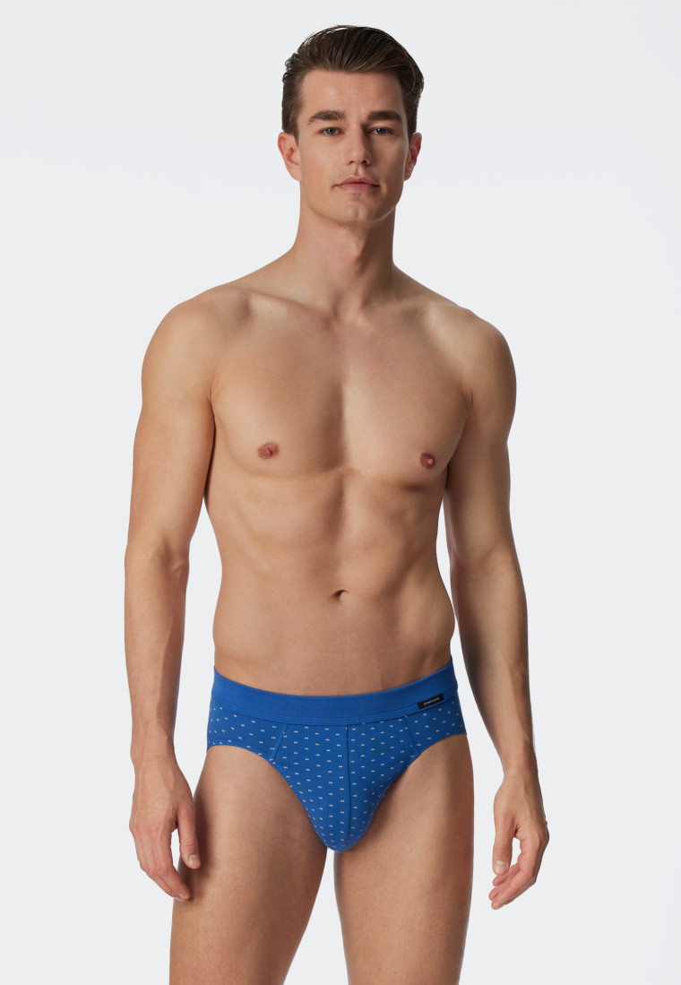 Rio-Slip Organic Cotton gemustert aqua/schwarz - Fashion Daywear