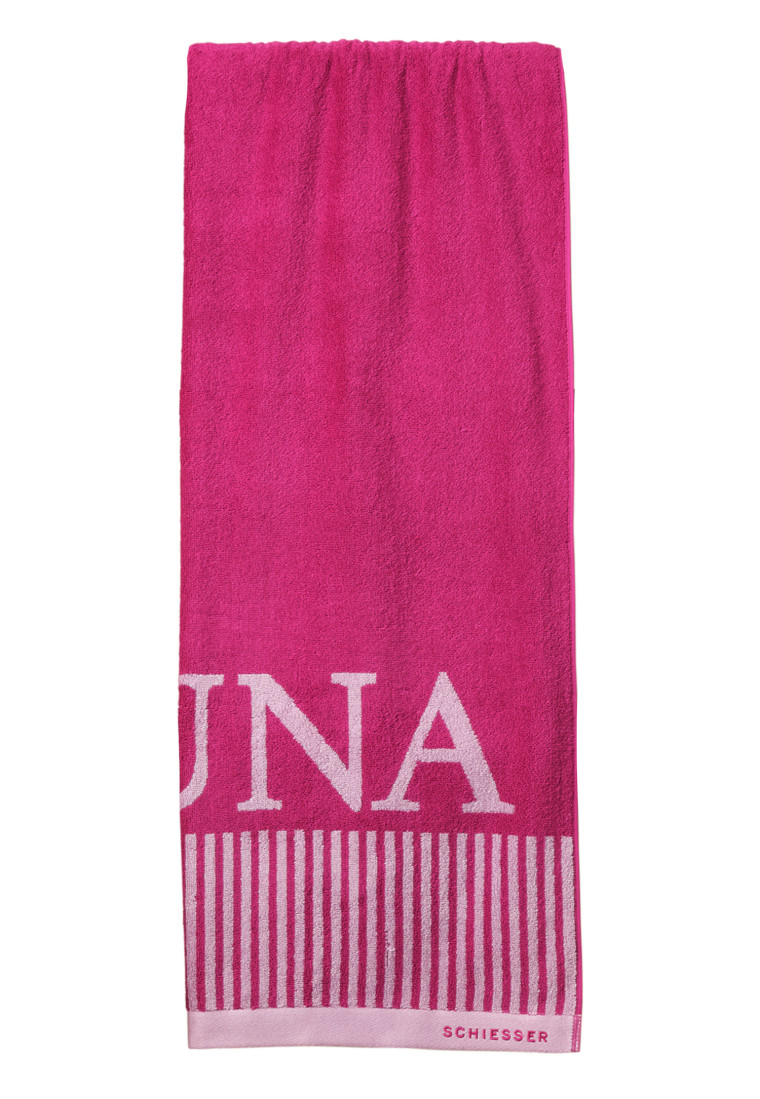 Saunatuch 75x200 fuchsia - SCHIESSER Home | SCHIESSER