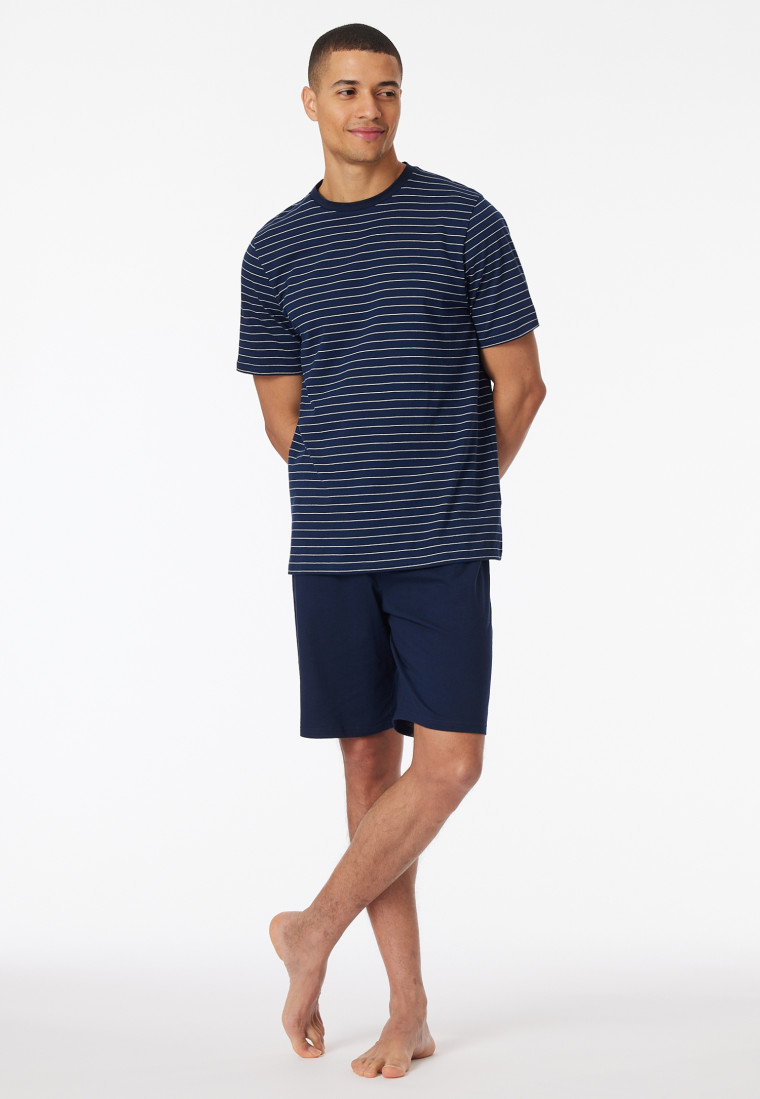 Pajamas short stripes admiral - Casual Essentials
