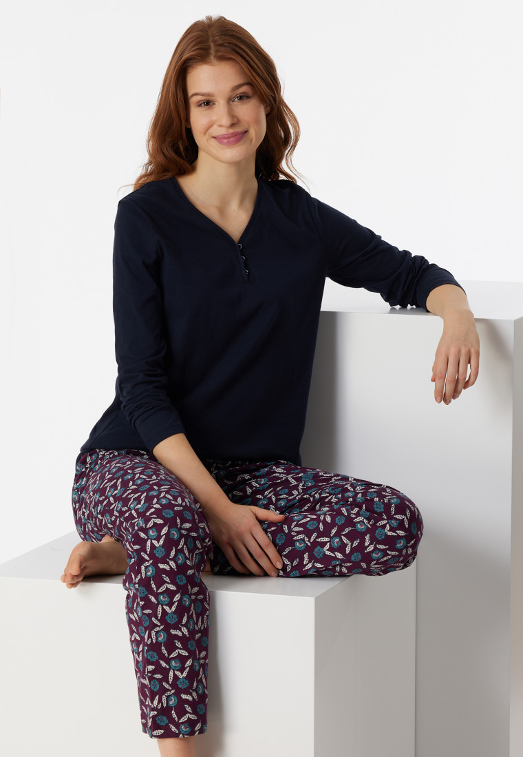 Womens Long Pajamas Organic Cotton Pants