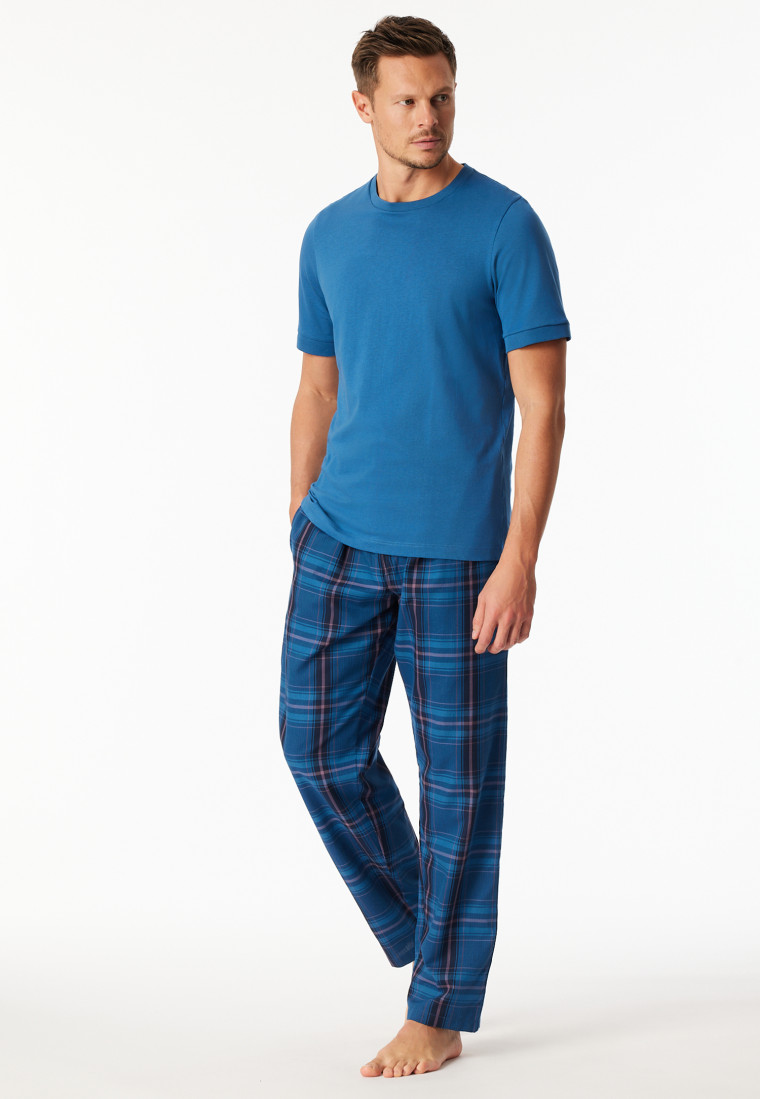 Shirt korte mouw blauw - Mix+ Relax