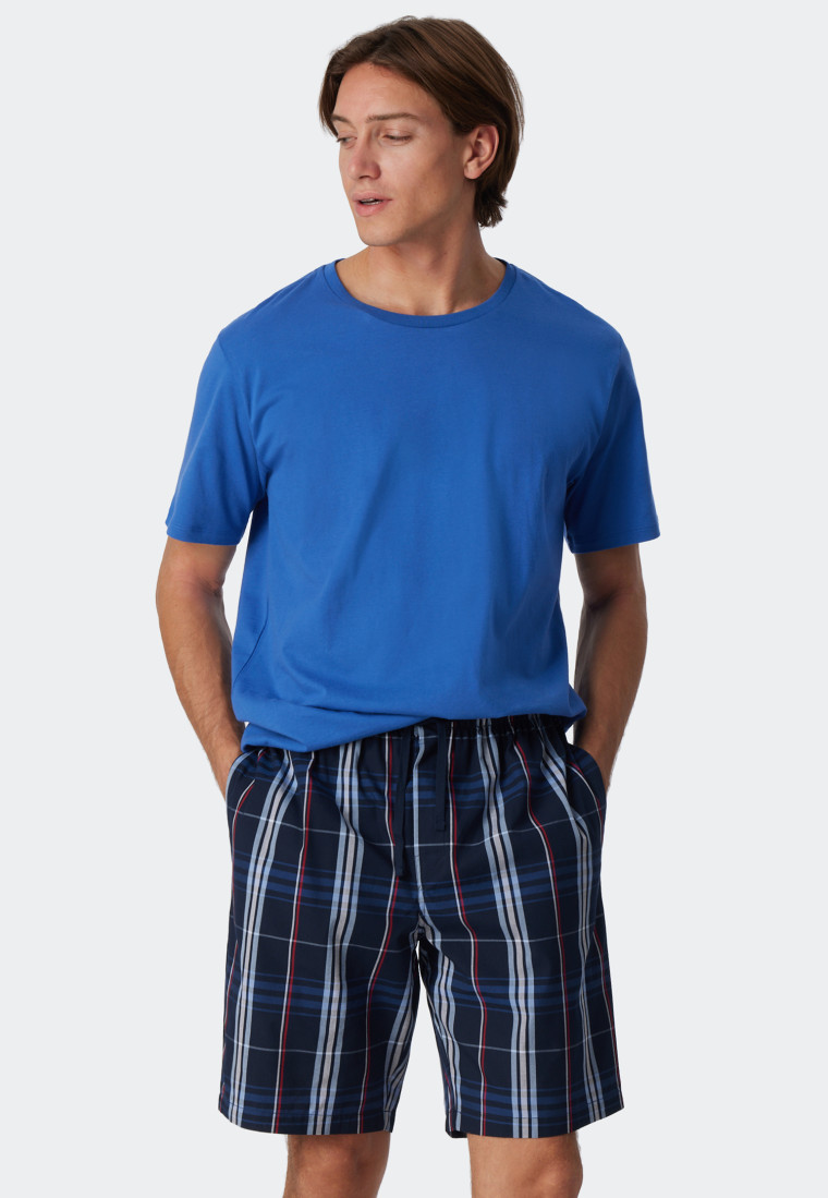 Shirt kurzarm Organic Cotton aqua - Mix+Relax