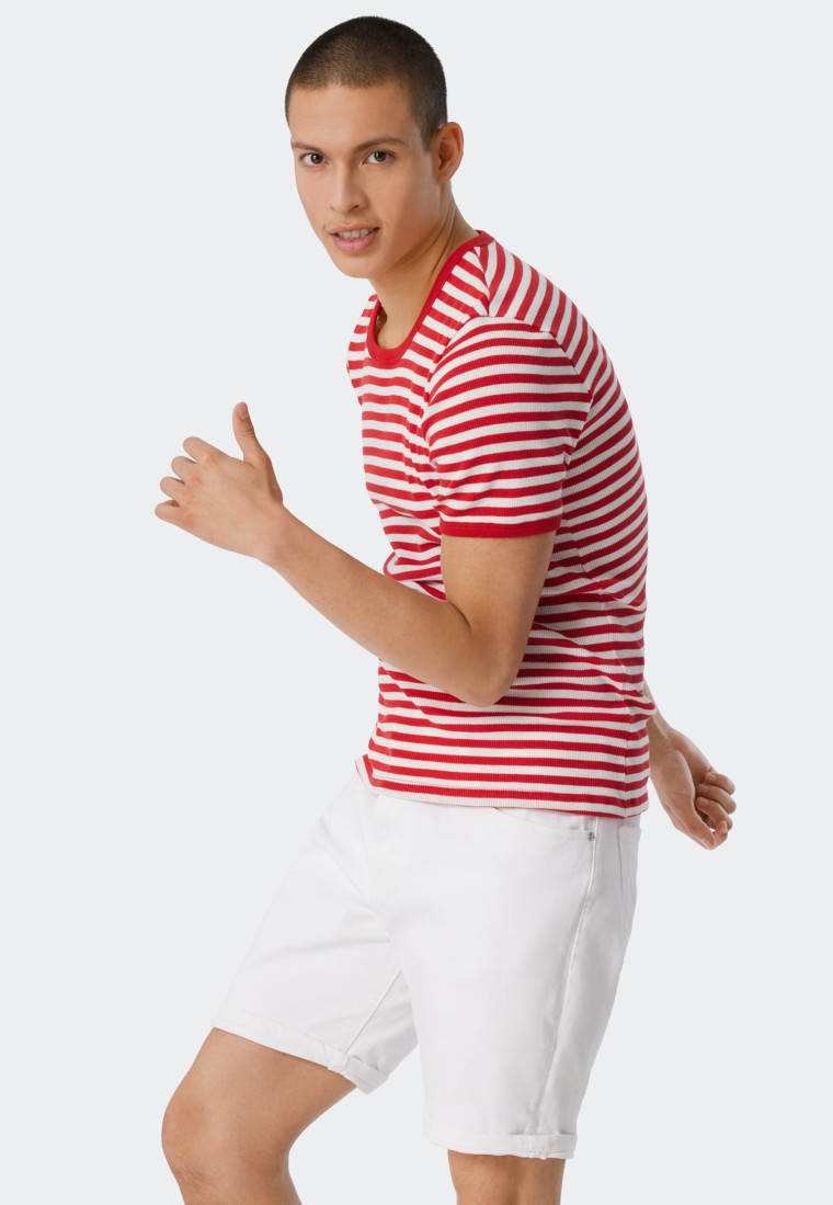 Short-sleeved shirt red - Revival Friedrich