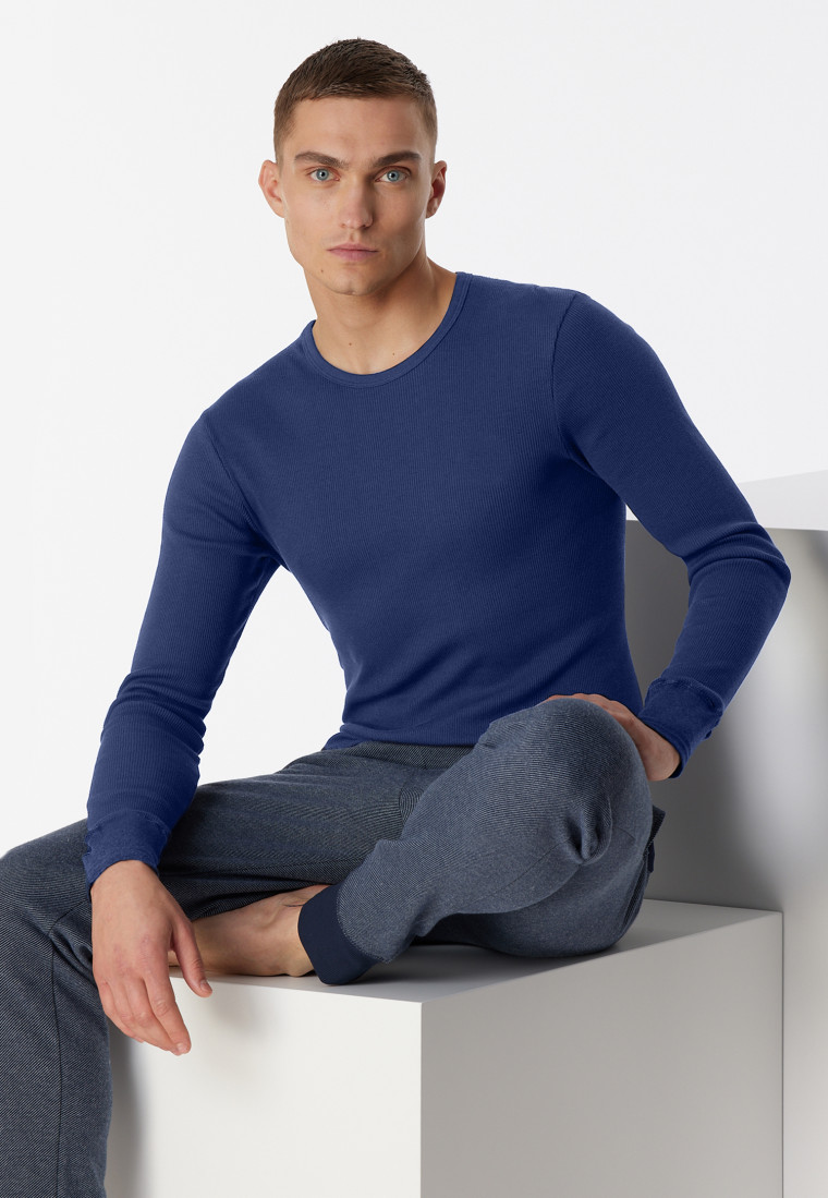 Tee-shirt à manches longues indigo - Revival Friedrich