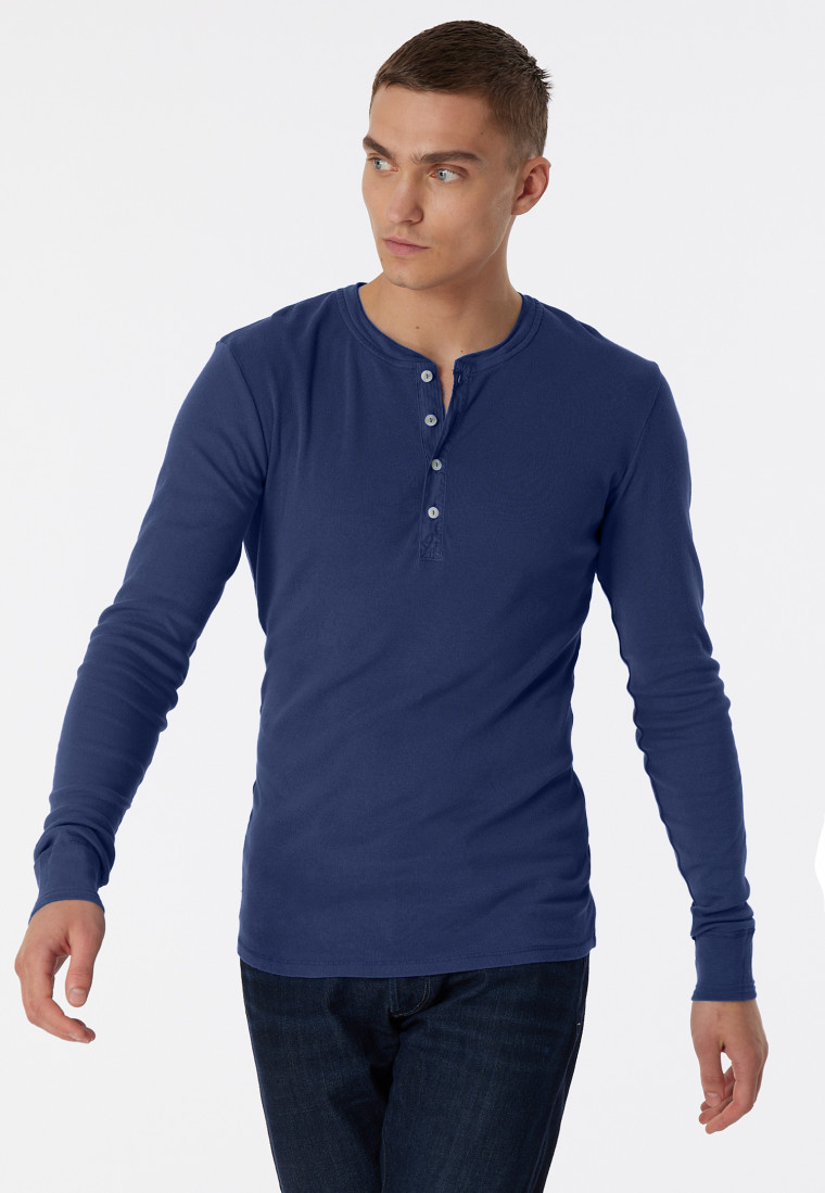 Shirt langarm indigo - Revival Karl-Heinz