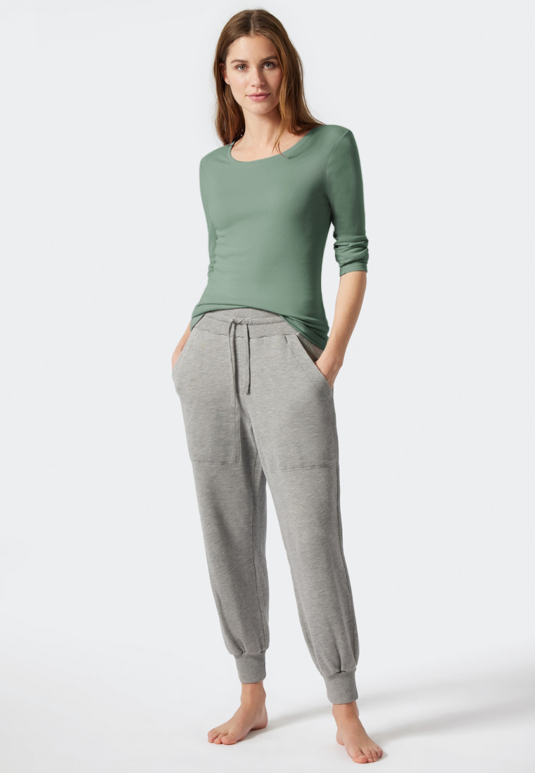 Maglia a maniche lunghe in tonalità lime - Revival Martina