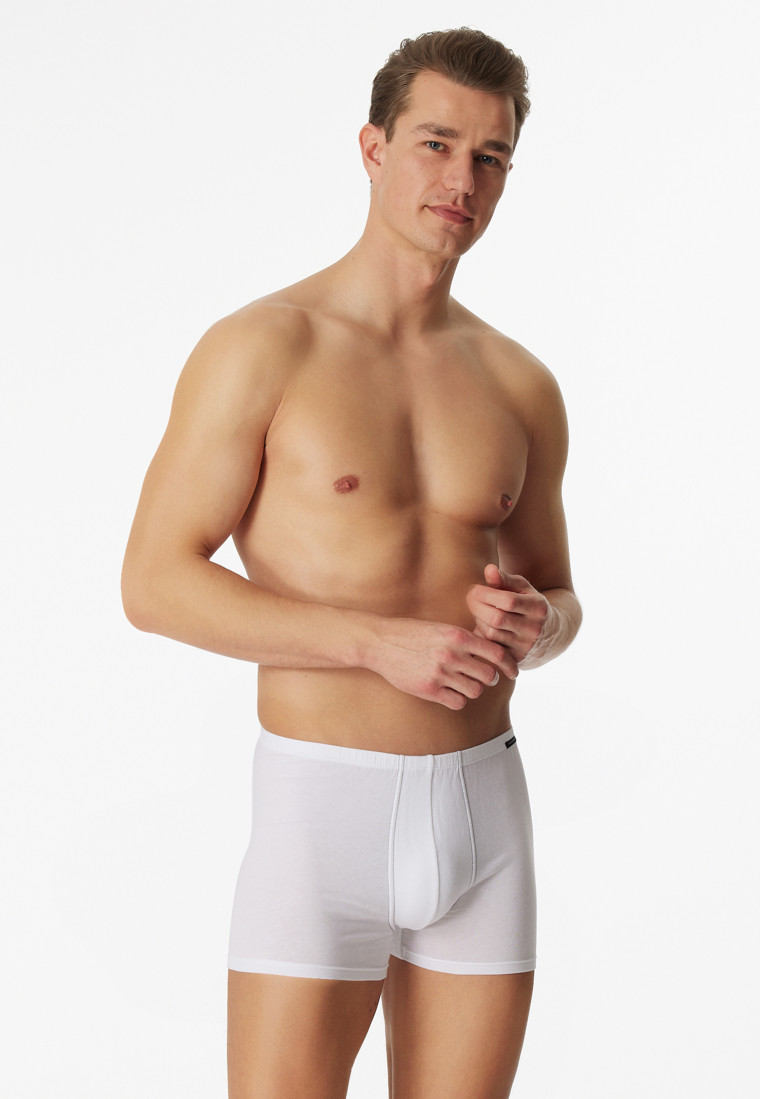 Boxer briefs 2 pack white Essentials SCHIESSER
