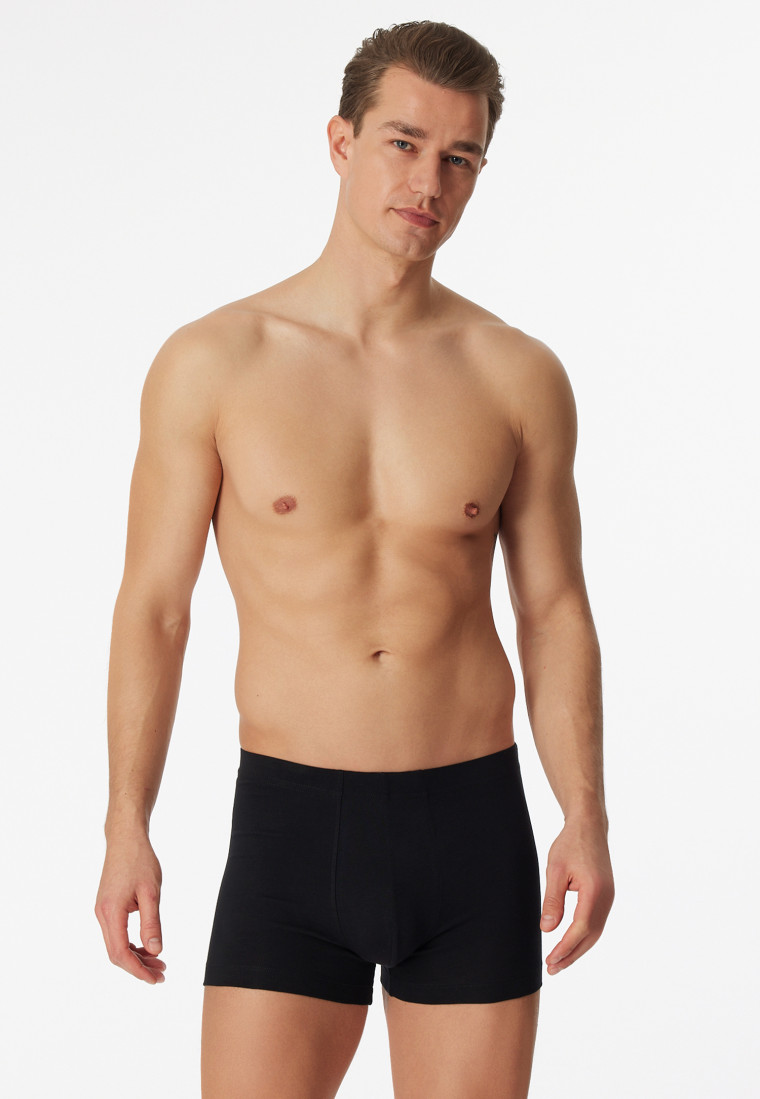 Lot de 3 boxers en coton bio noir - 95/5