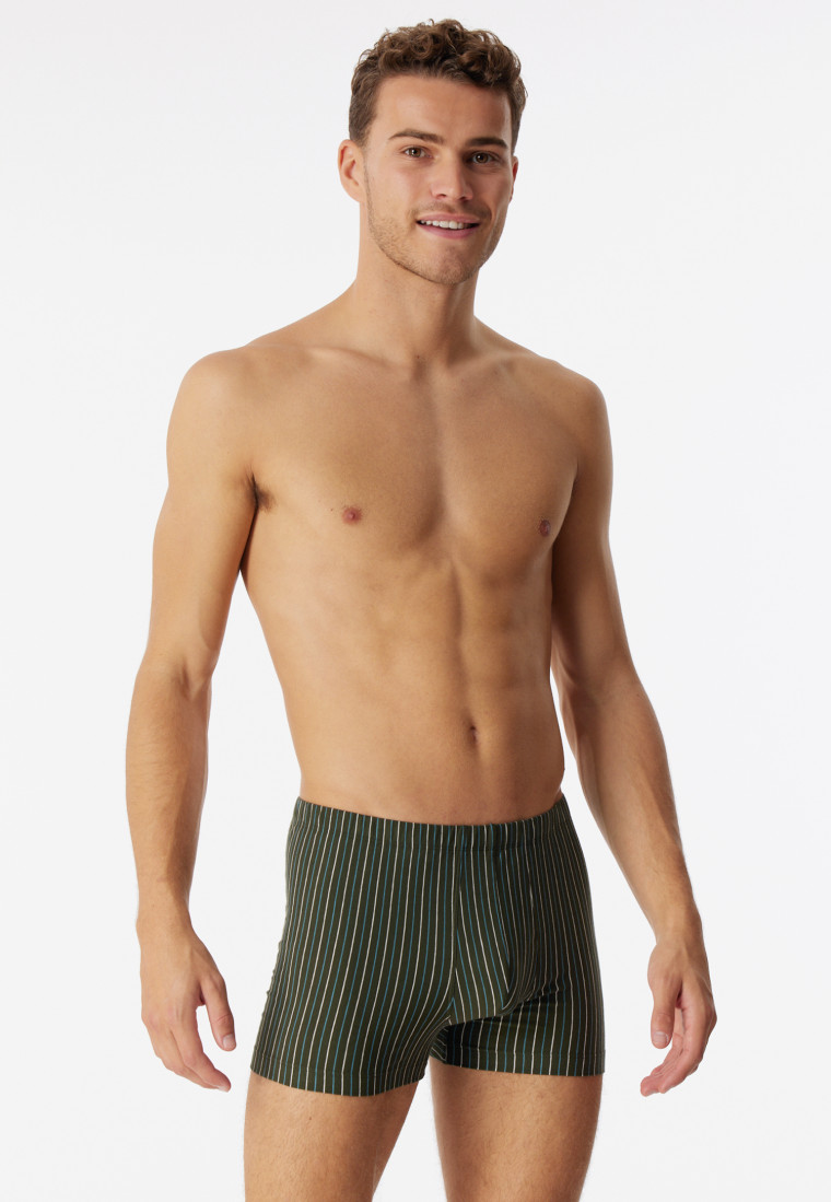 Shorts Organic Cotton Streifen mehrfarbig – 95/5